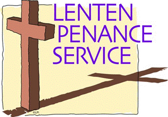 Lenten Penance Service -- Tuesday, March 31st at 7:30pm in the Mission Church