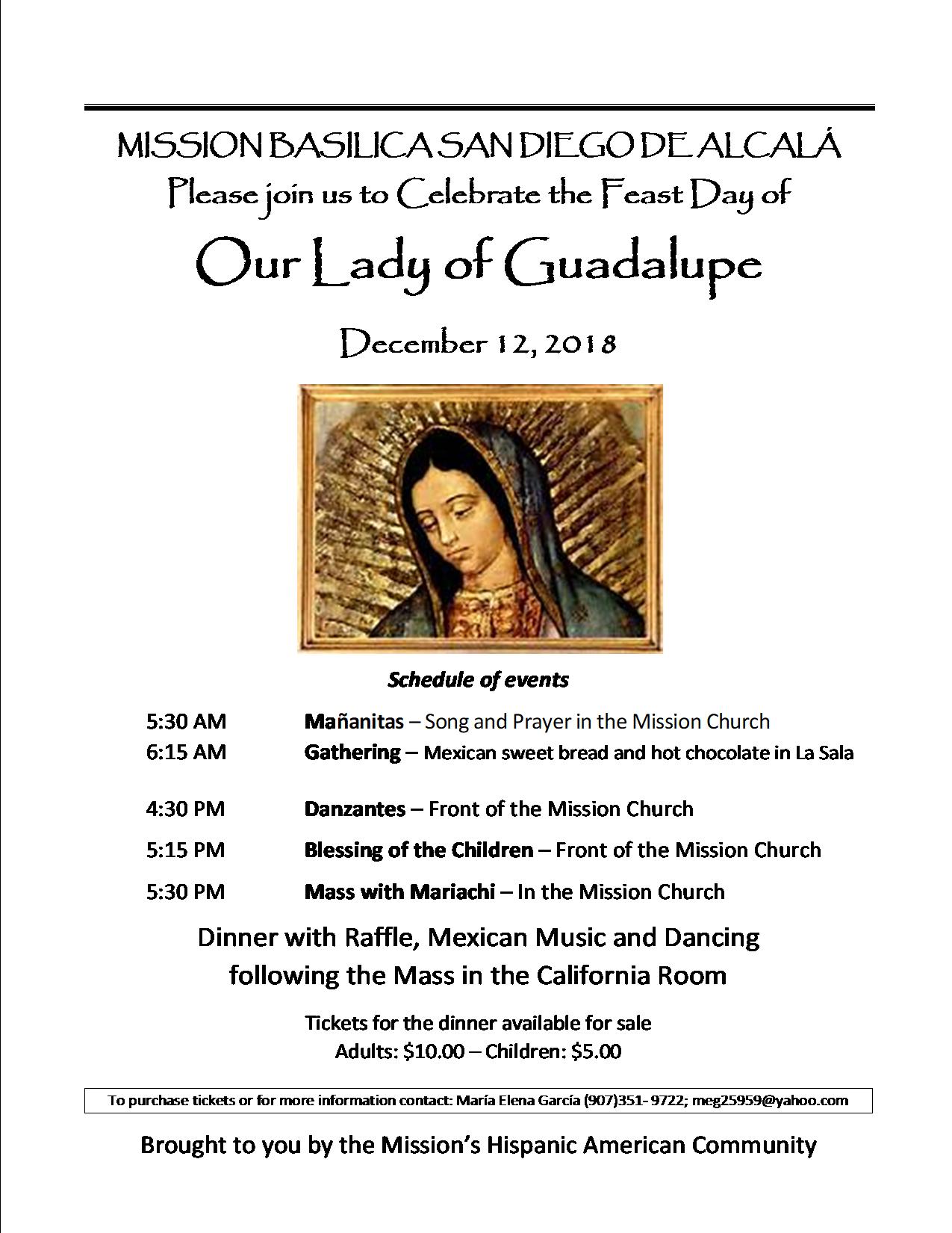 Our Lady of Guadalupe Celebration