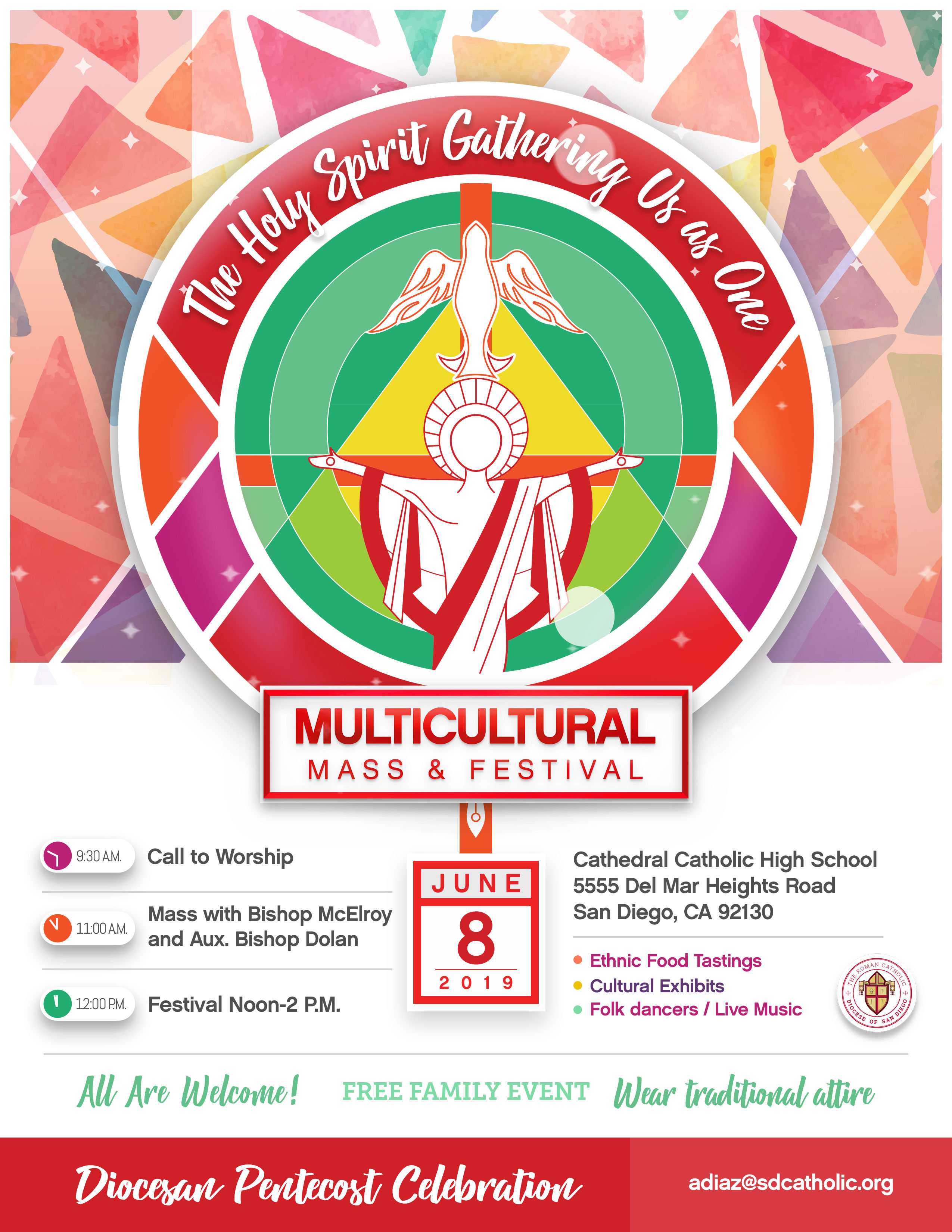 Diocesan Pentecost Celebration, Multicultural Mass and Festival